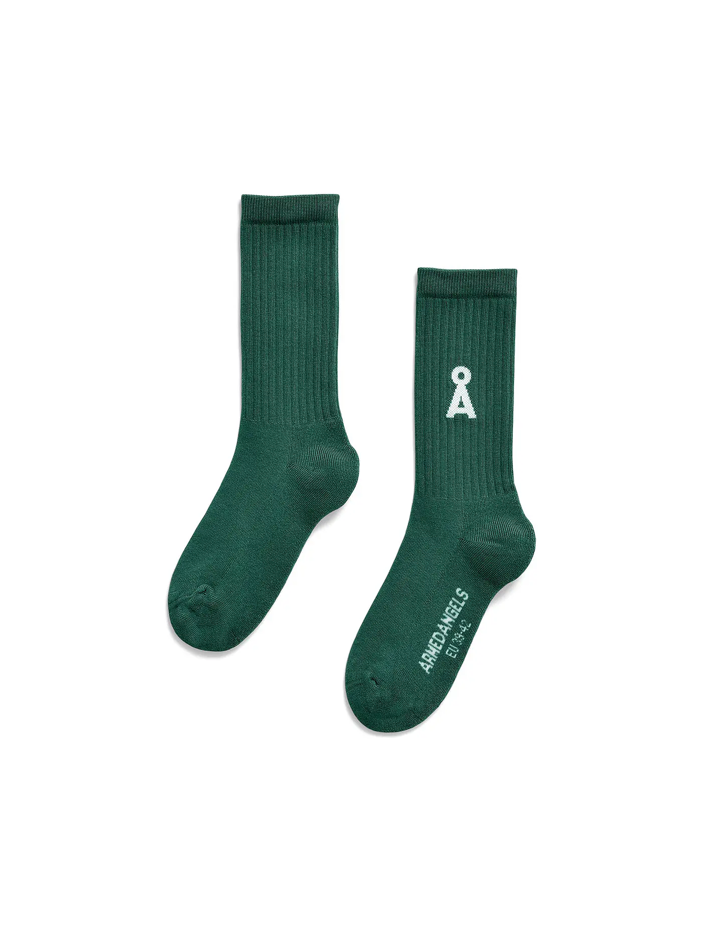ARMEDANGELS | Socken SAAMUS BOLD oatmilk lavender | dunkelgrün